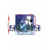 Christmas Night Castle Pattern Couch Cover