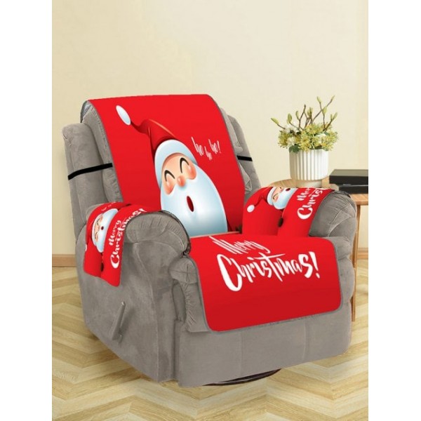 Cute Father Christmas Pattern Couch ...