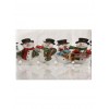 1PC Christmas Snowmans Printed Placemat