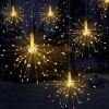 180-LED Outdoor Garden Solar Waterproof Explosion Fireworks Light 60 / Group