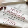 Christmas Cotton Napkins Oil-proof Anti-fouling Anti-dirty Tea Towel Cover Double-layer Placemat