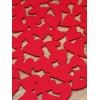 1PC Solid Heart Pattern Placemat