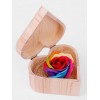 Valentine Gift Colorful Rose Soap with Heart Box