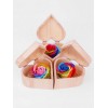 Valentine Gift Colorful Rose Soap with Heart Box