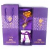 24K Valentine's Day Gift Gold Foil Rose