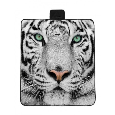 Tiger Print Waterproof Picnic Blanket