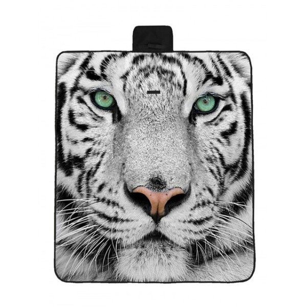 Tiger Print Waterproof Picnic Blanket