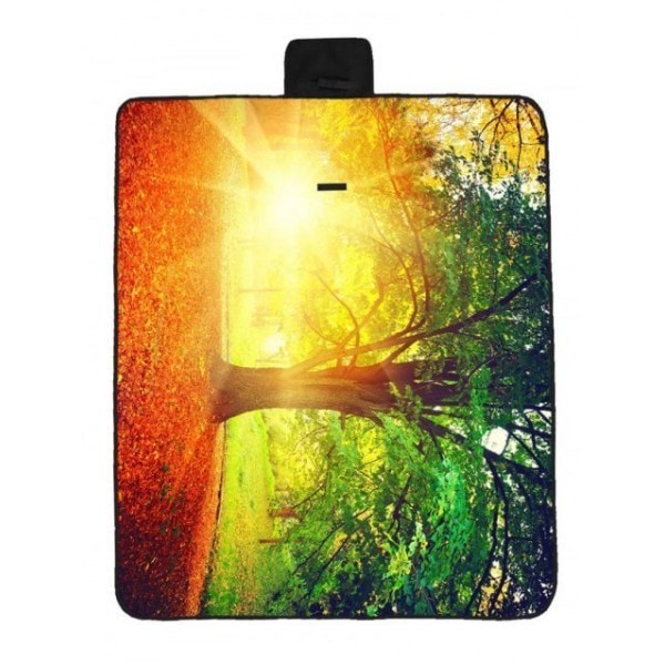 Sunset Tree Print Waterproof Picnic ...