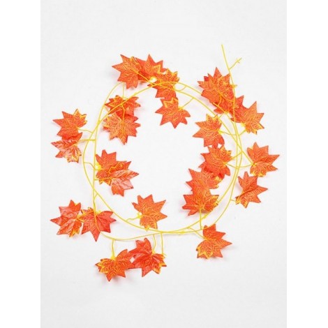 12 Pcs 2.3 Meters Home Decoration Artificial Maple Leaf Vines