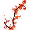 12 Pcs 2.3 Meters Home Decoration Artificial Maple Leaf Vines